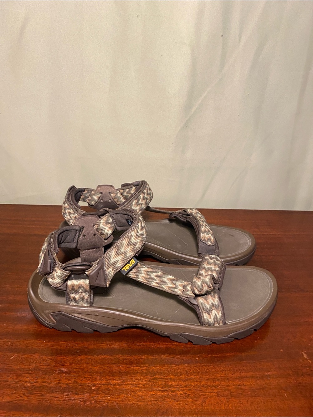 Teva Terra  Fi 5 Universal Hiking Sports Outdoor Brown Sandals  Mens Size 13